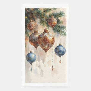 Servilleta De Papel Sofisticada Colección de Adornos Navideños