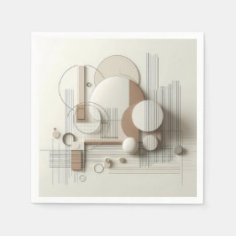 Servilleta De Papel Soft 3D Linework 