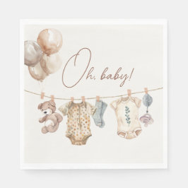Servilleta De Papel Soft Boho Neutral Baby Clothes Baby Shower