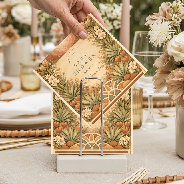 Servilleta De Papel Soft Desert Wildflowers Baby Shower (Subido por el creador)