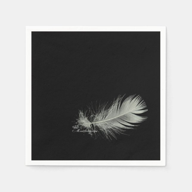 Servilleta De Papel Soft Feather Elegance (Anverso)