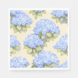 Servilleta De Papel Soft Lemo Blue Hydrangea Standard Luncheon Napkins
