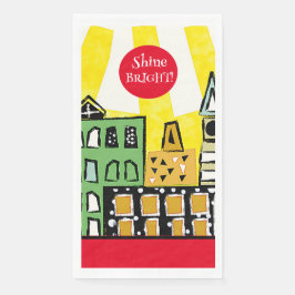 SERVILLETA DE PAPEL SOL EN LA CIUDAD