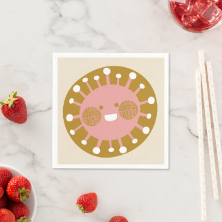 Servilleta De Papel Sol feliz