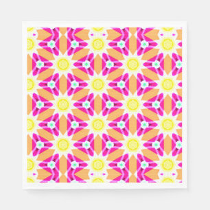 Servilleta De Papel Sol rosa y amarillo