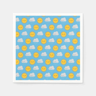 Servilleta De Papel Sol y lluvia Kawaii