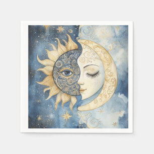 Servilleta De Papel Sol y Luna