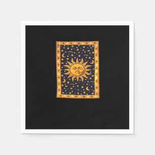 Servilleta De Papel Sol y luna de Whimsigoth 90