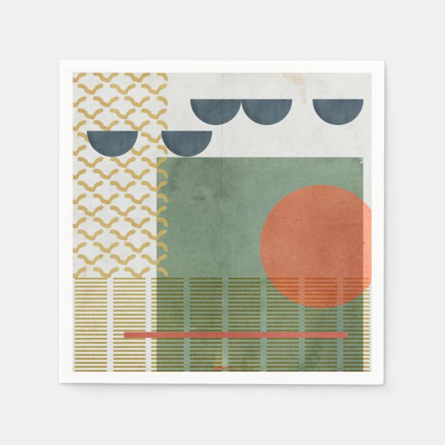 Servilleta De Papel Soleil Rouge III (Anverso)