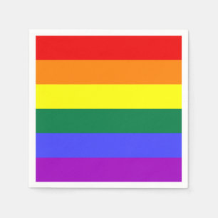 Servilleta De Papel Sólido arcoiris