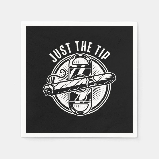 Servilleta De Papel Sólo el cigarrillo de punta tabaco humidor de ciga (Anverso)