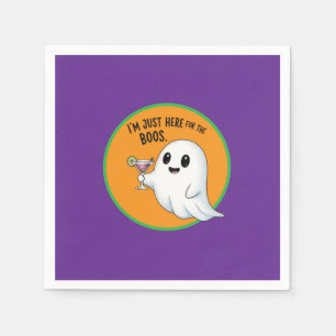 Servilleta De Papel Solo estoy aquí para el cóctel Boos Halloween