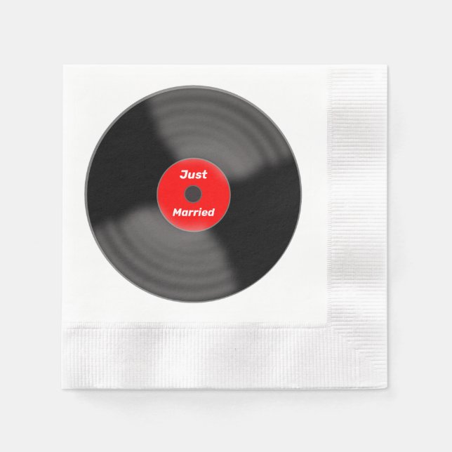 Servilleta De Papel Solo pañales de papel récord casados (Anverso)