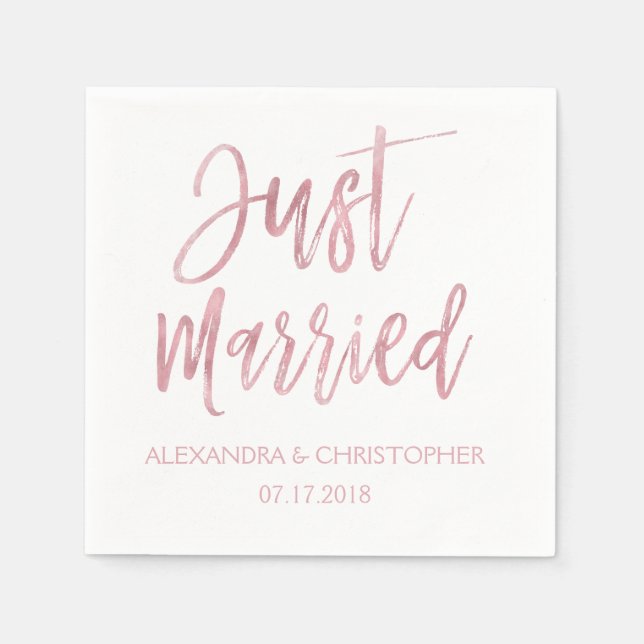 Servilleta De Papel Solo servilletas blancas casadas y de Relieve meta (Anverso)