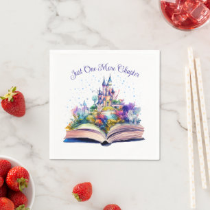 Servilleta De Papel Solo un capítulo más - Amante de los libros, Club 