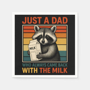 Servilleta De Papel Solo Un Papá Que Siempre Regresó Con La Leche
