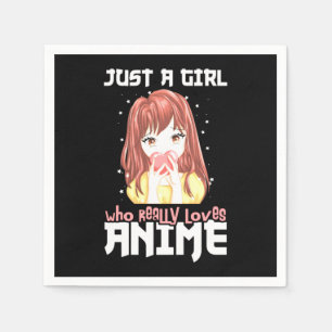 Servilleta De Papel Solo una chica que realmente ama el anime