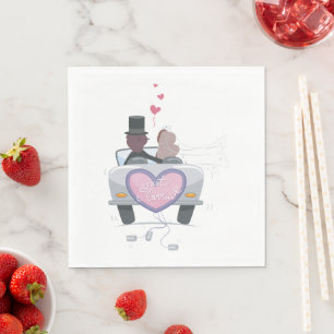 Servilleta De Papel Solo una pareja casada se va