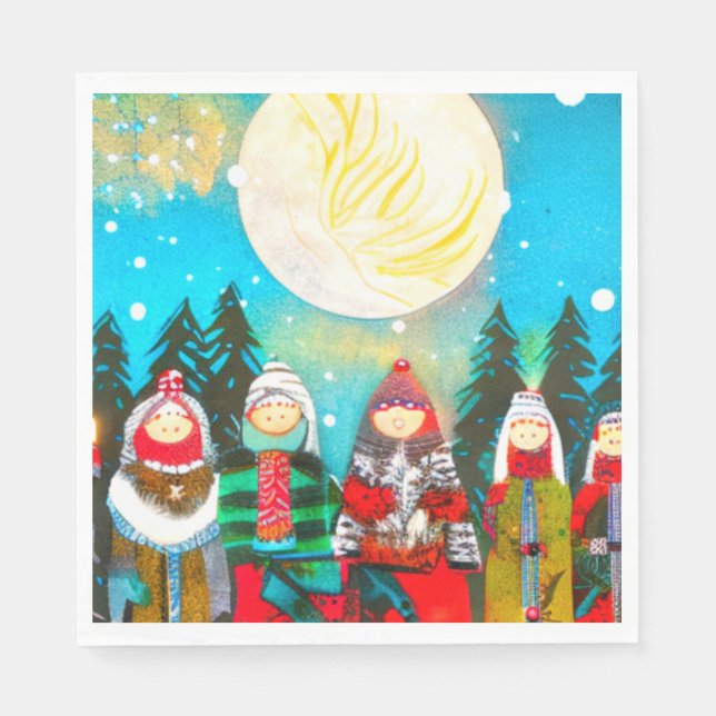 Servilleta De Papel Solsticio de invierno (Anverso)