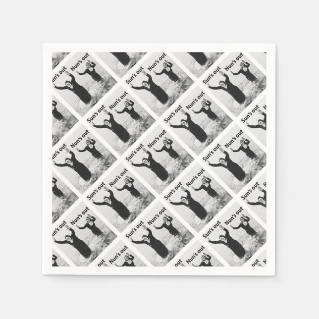 Servilleta De Papel Sombra a las monjas (Anverso)