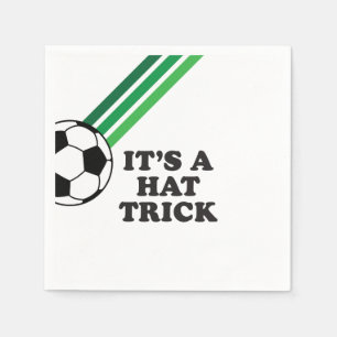 Servilleta De Papel Sombrero Truco de Fútbol Regalo de Cumpleaños 3
