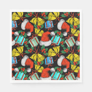 Servilleta De Papel Sombreros Y Presentes_GC - Calabazas De Papel