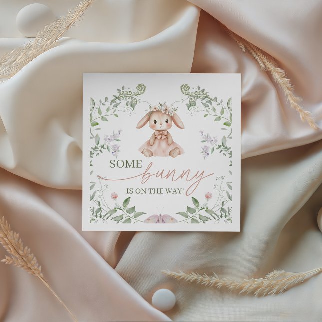 Servilleta De Papel Some Bunny Baby Shower Paper Napkins (Subido por el creador)