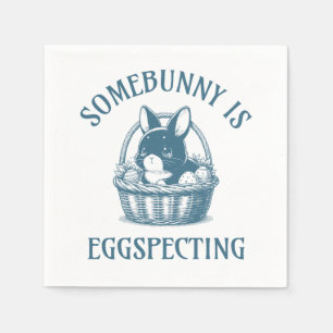 Servilleta De Papel Somebunny Provoca Invitación De Embarazo