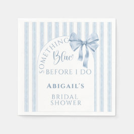 Servilleta De Papel Something Blue Before I Do Bow 