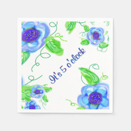 Servilleta De Papel Son las 5.