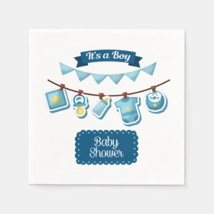 Servilleta De Papel son las toallas de A Boy Baby Shower 3 Ply