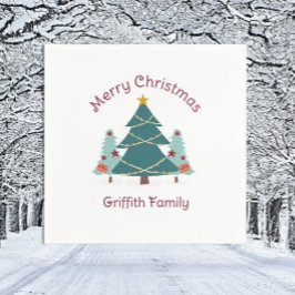 Servilleta De Papel ¡Son Navidades! Nápoles de vacaciones familiares e