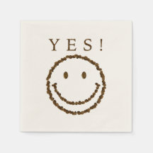 Sonríe con granos de café