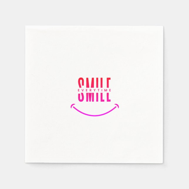 Servilleta De Papel Sonríe siempre (Anverso)