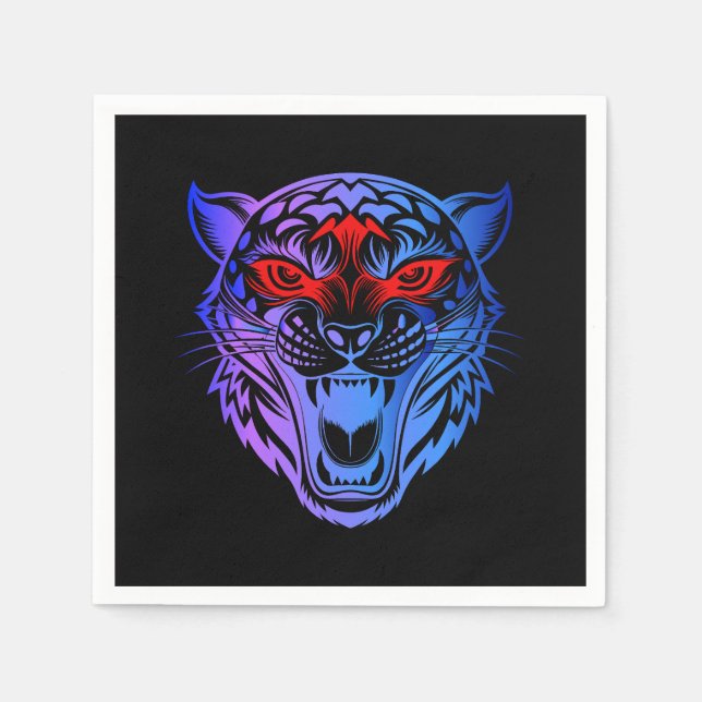 Servilleta De Papel Sonriente Kitty (Anverso)