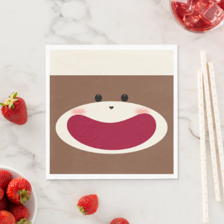 Servilleta De Papel Sonrisa de mono sock (niño)