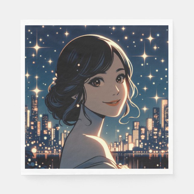 Servilleta De Papel Sonrisa Starry Serenity (Anverso)