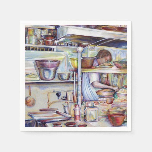 Servilleta De Papel Sopa de cola de cerdo, Singapur (Anverso)