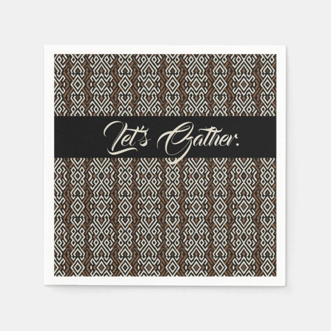 Servilleta De Papel Sophisticated Soulful   (Anverso)