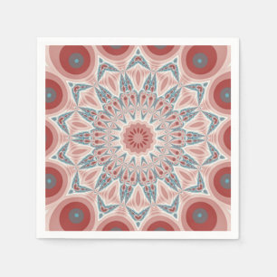Servilleta De Papel Sorprendente arte fractal moderno Kaleidoscope Man
