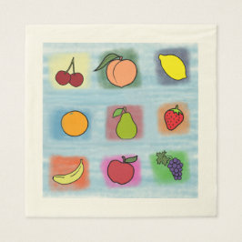 Servilleta De Papel Sorpresa de frutas