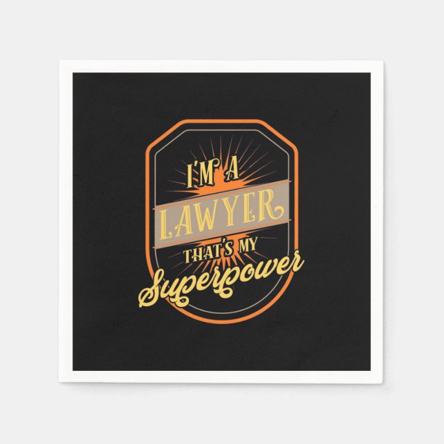 Servilleta De Papel Soy Abogado (Anverso)