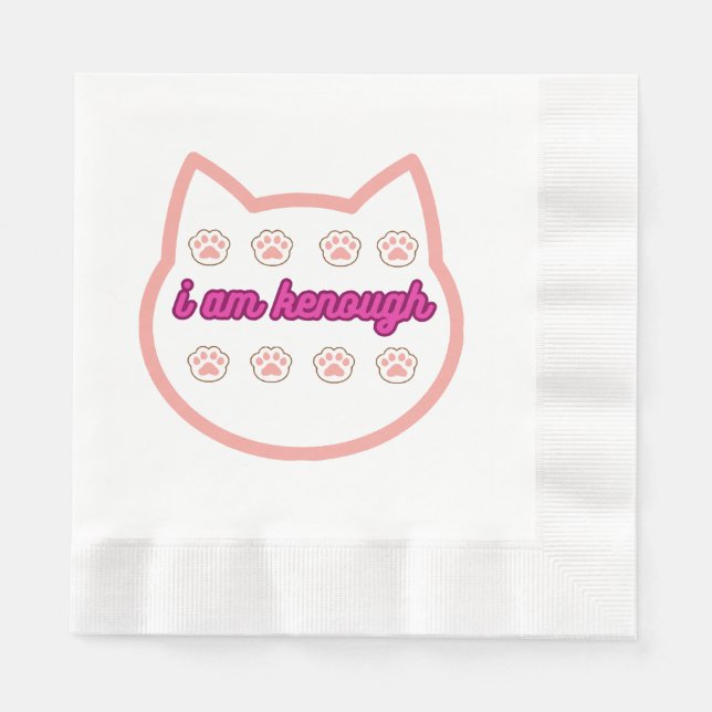 Servilleta De Papel Soy el gato ksuficiente t-shert (Anverso)