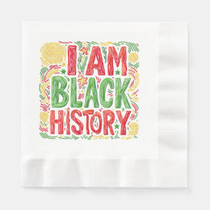 Servilleta De Papel Soy historia negra - Activismo negro