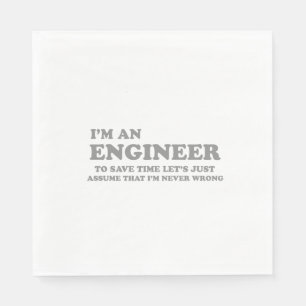 Servilleta De Papel Soy ingeniero