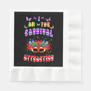 Servilleta De Papel Soy La Atracción Del Carnaval