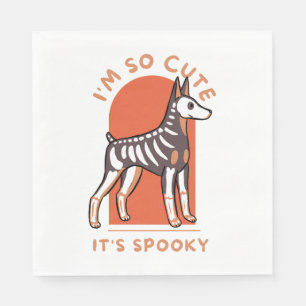 Servilleta De Papel Soy Tan Agradable Que Es Un Perro De Halloween Esp