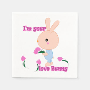 Servilleta De Papel Soy tu conejo favorito