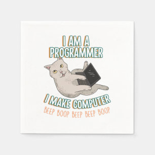 Servilleta De Papel Soy Un Programador De Computadoras Desarrolladoras