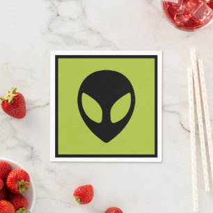 Servilleta De Papel Space Alien Sci Fi Cocktail Extraterrestre